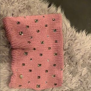 Betsy Johnson infinity scarf with accents